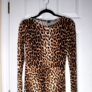 Cheetah print dress